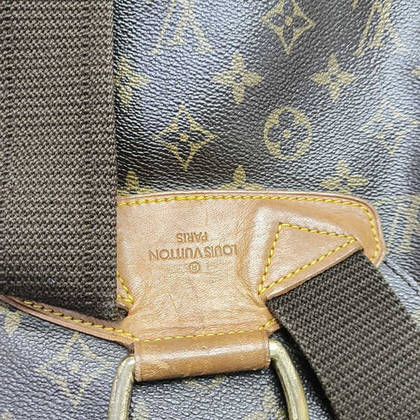 MONTSOURIS GM Monogram Coated Canvas Brown