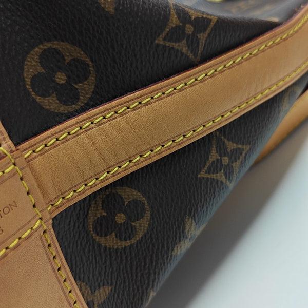 NOÉ BB Monogram Coated Canvas Brown