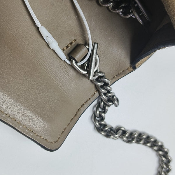 Dionysus Super Mini Monogram Coated Canvas Beige