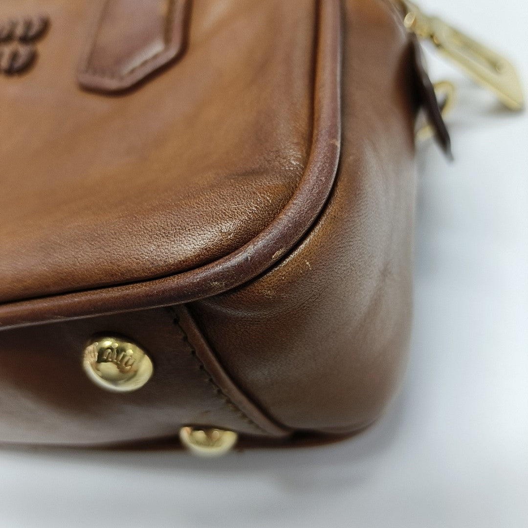 Arcadie Mini Calfskin Brown