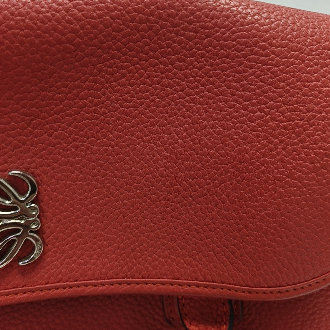 Calfskin Shoulder Bag Red