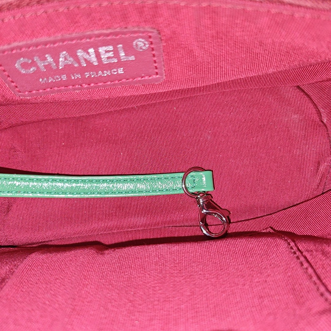 GABRIELLE Small Quilted Suede Yellow