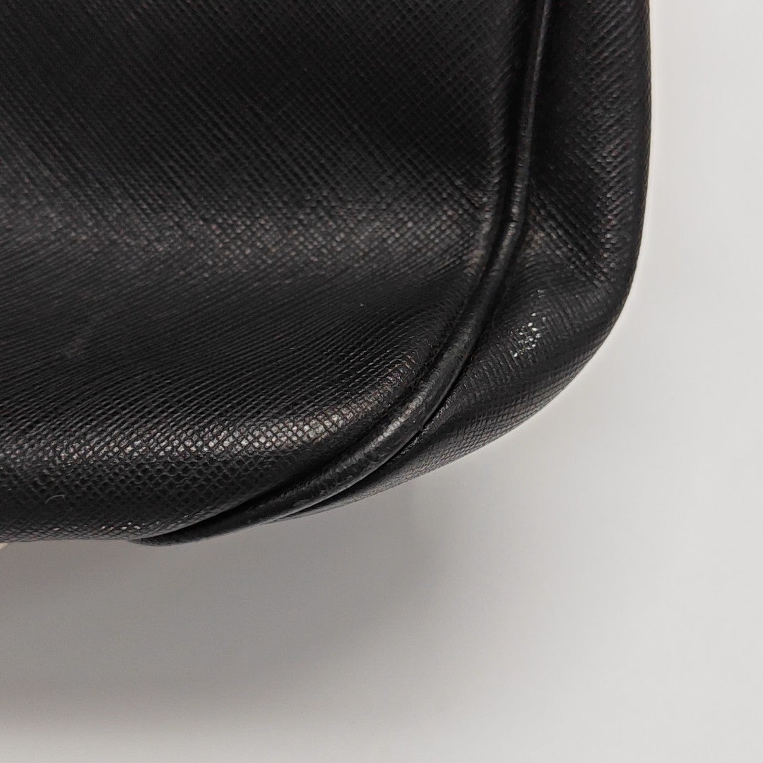 Calfskin Shoulder Bag Black