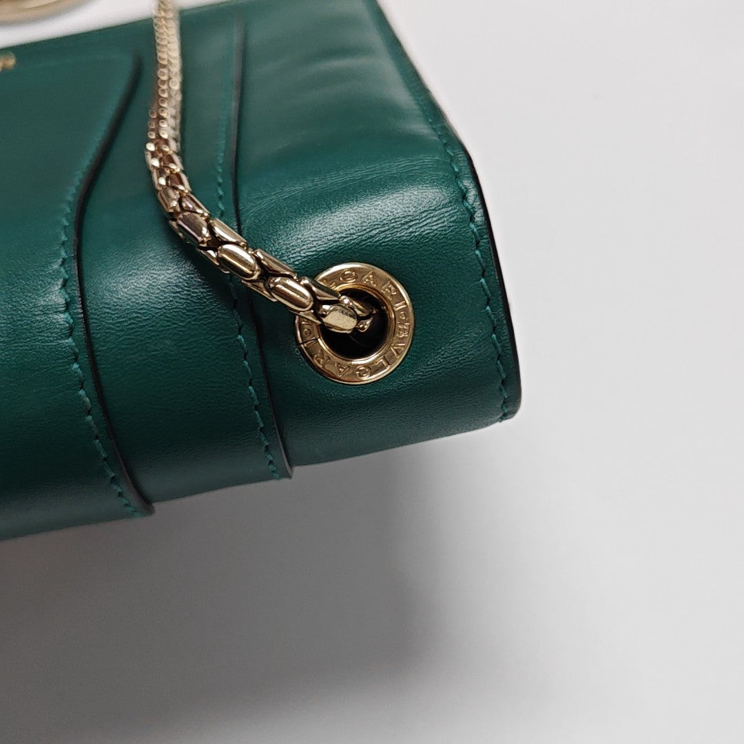 SERPENTI FOREVER Small Calfskin Green