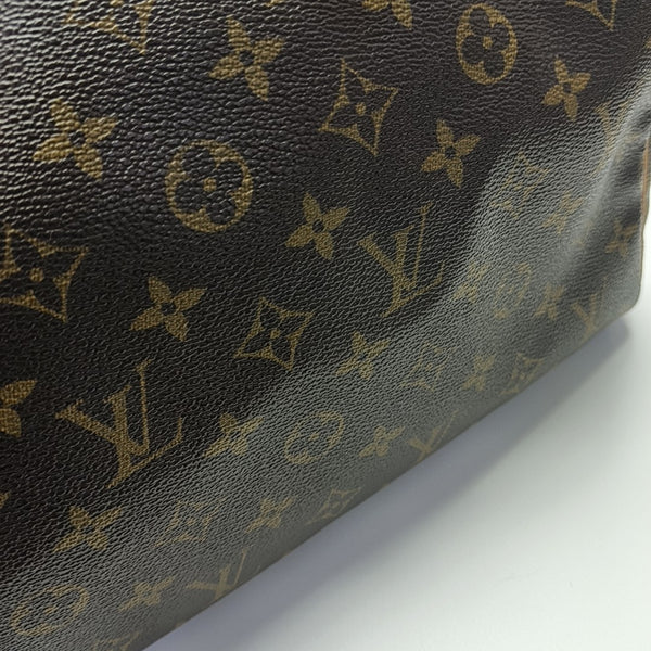 SPEEDY 30 Monogram Coated Canvas Brown
