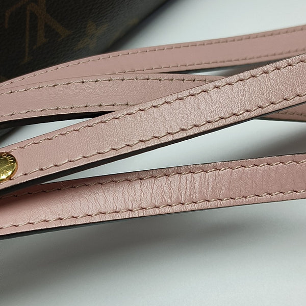 NÉONOÉ MM Monogram Coated Canvas Brown