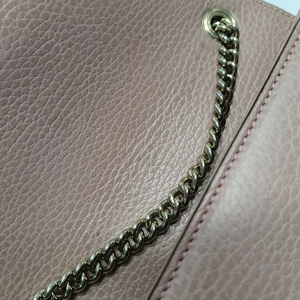 Interlocking G Small Calfskin Pink