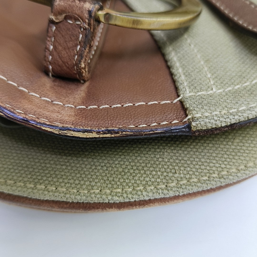 Lona de sillín beige