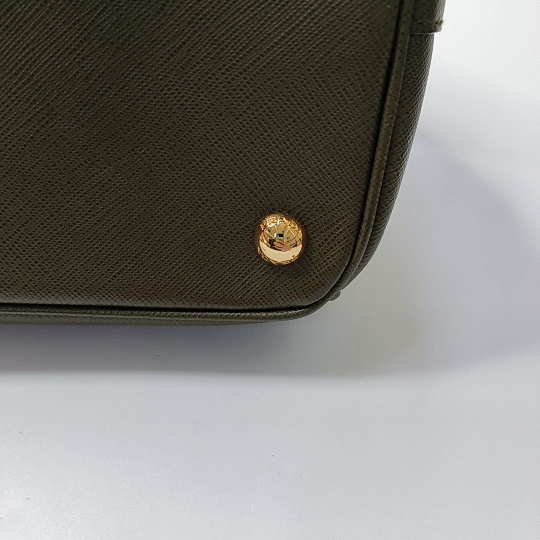 Galleria Extra Large Saffiano Calfskin Green
