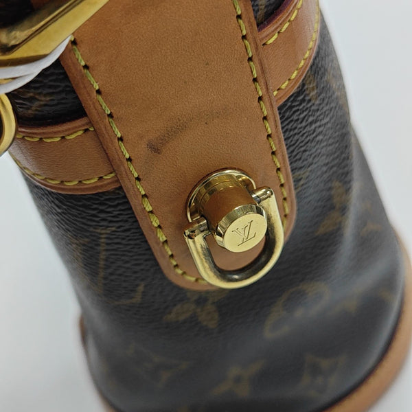 DUFFLE Monogram Coated Canvas Brown