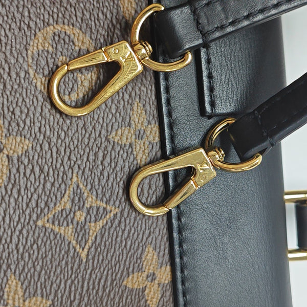 LOCKY BB Monogram Coated Canvas Brown