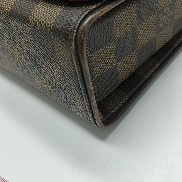 TRIBECA Damier Ebene Coated Canvas Brown