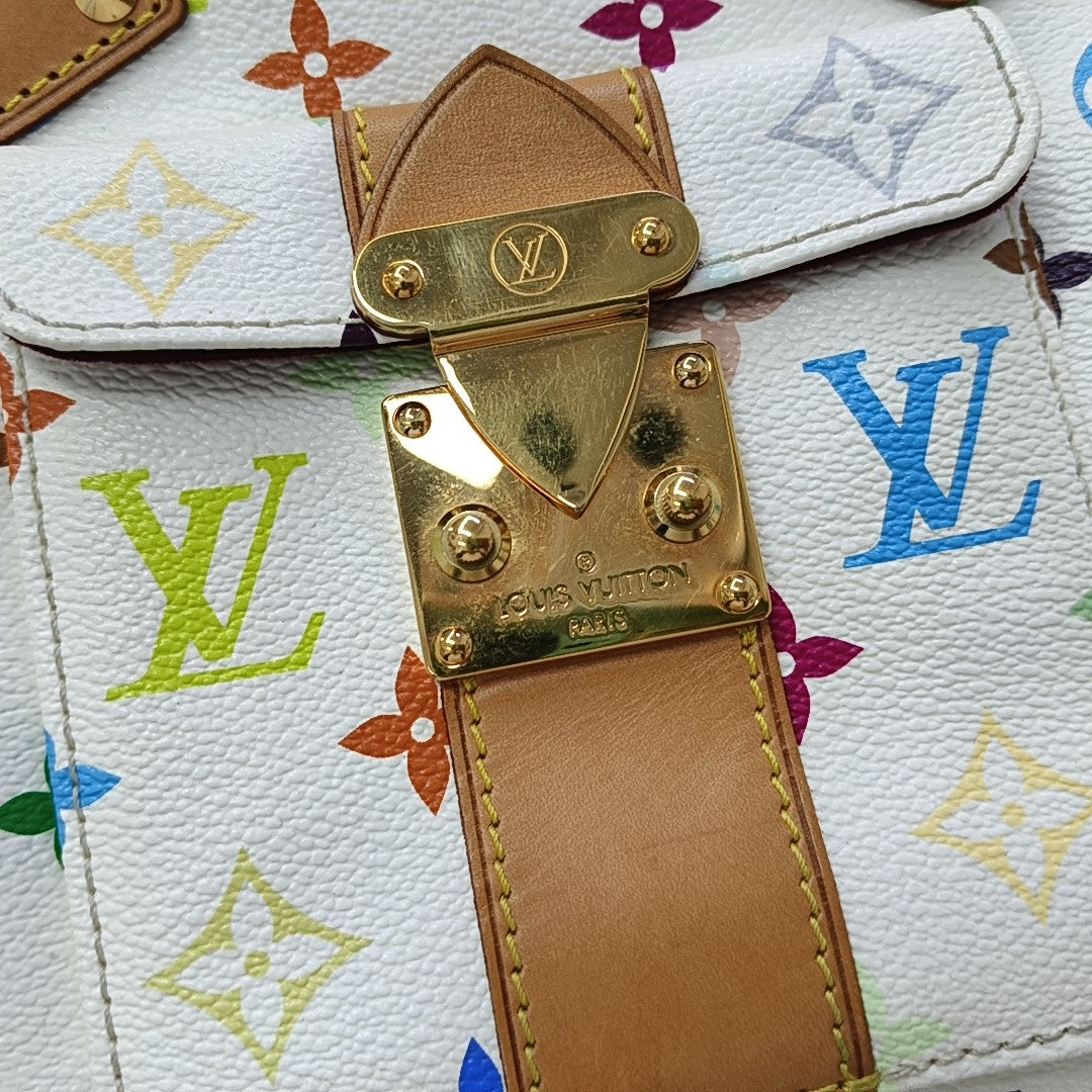 LV × TM SPEEDY 30 Monogram Coated Canvas White