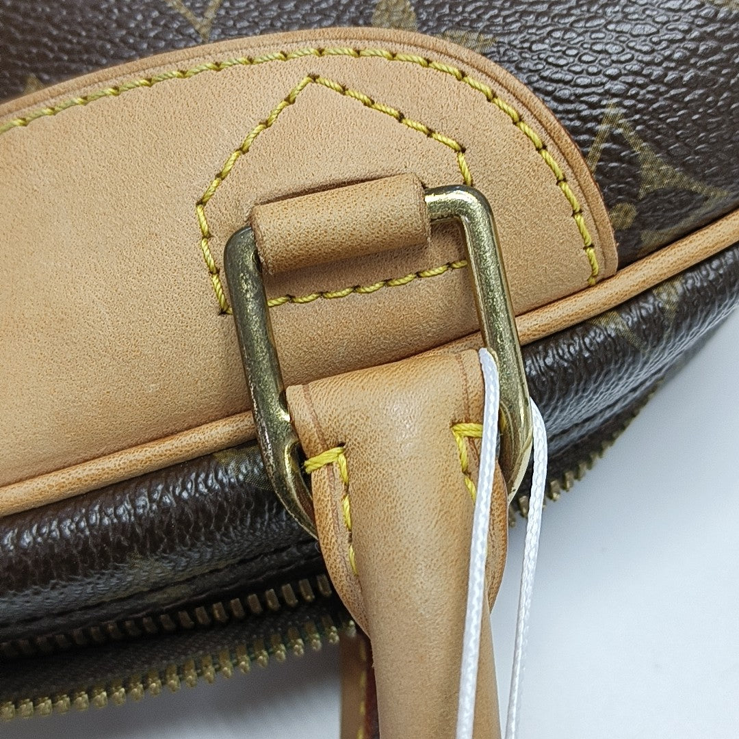 DEAUVILLE Monogram Coated Canvas Brown