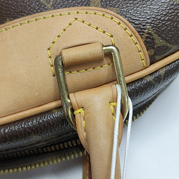 DEAUVILLE Monogram Coated Canvas Brown