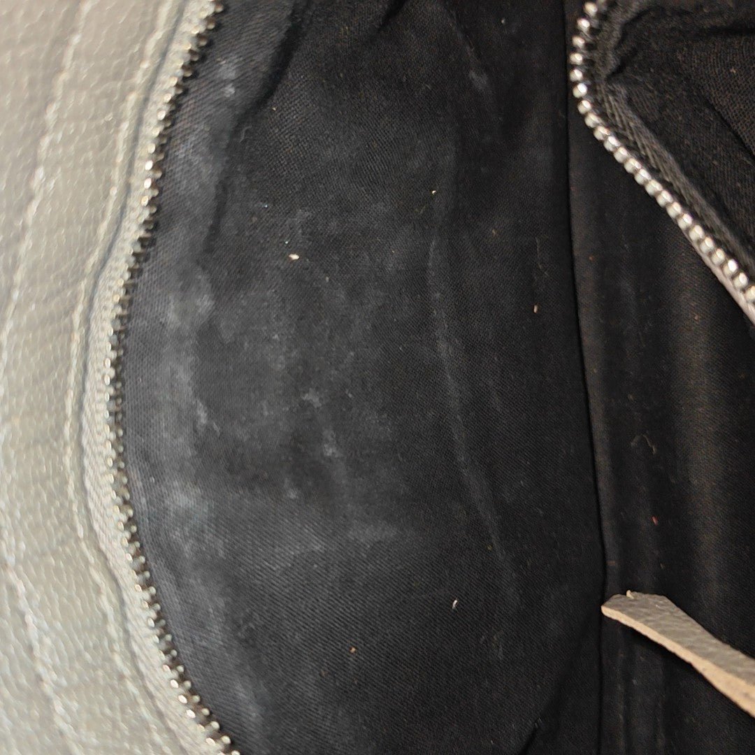 Classic Metallic Edge City Mini Lambskin Gray