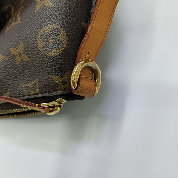 TURENNE MM Monogram Coated Canvas Brown