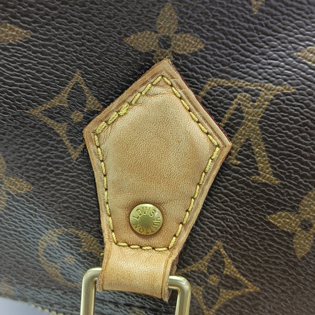 SPEEDY 30 Monogram Coated Canvas Brown