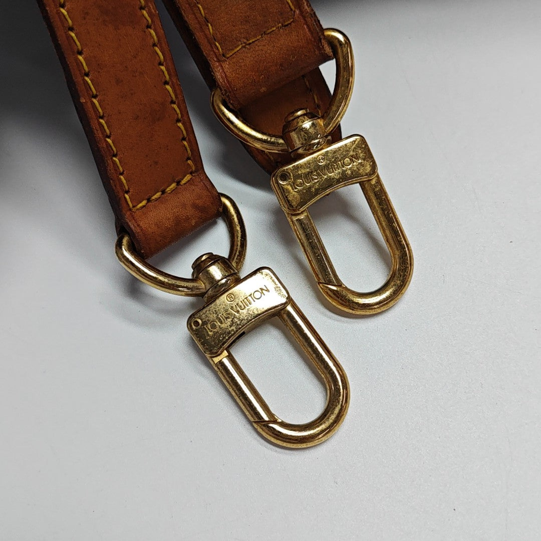 KEEPALL 60 Monogram Coated Canvas Brown