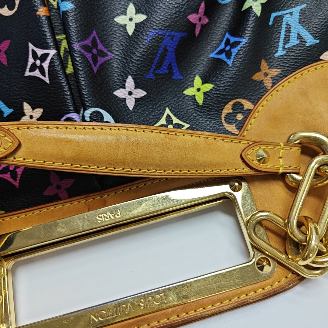 LV × TM JUDY Monogram Coated Canvas Black