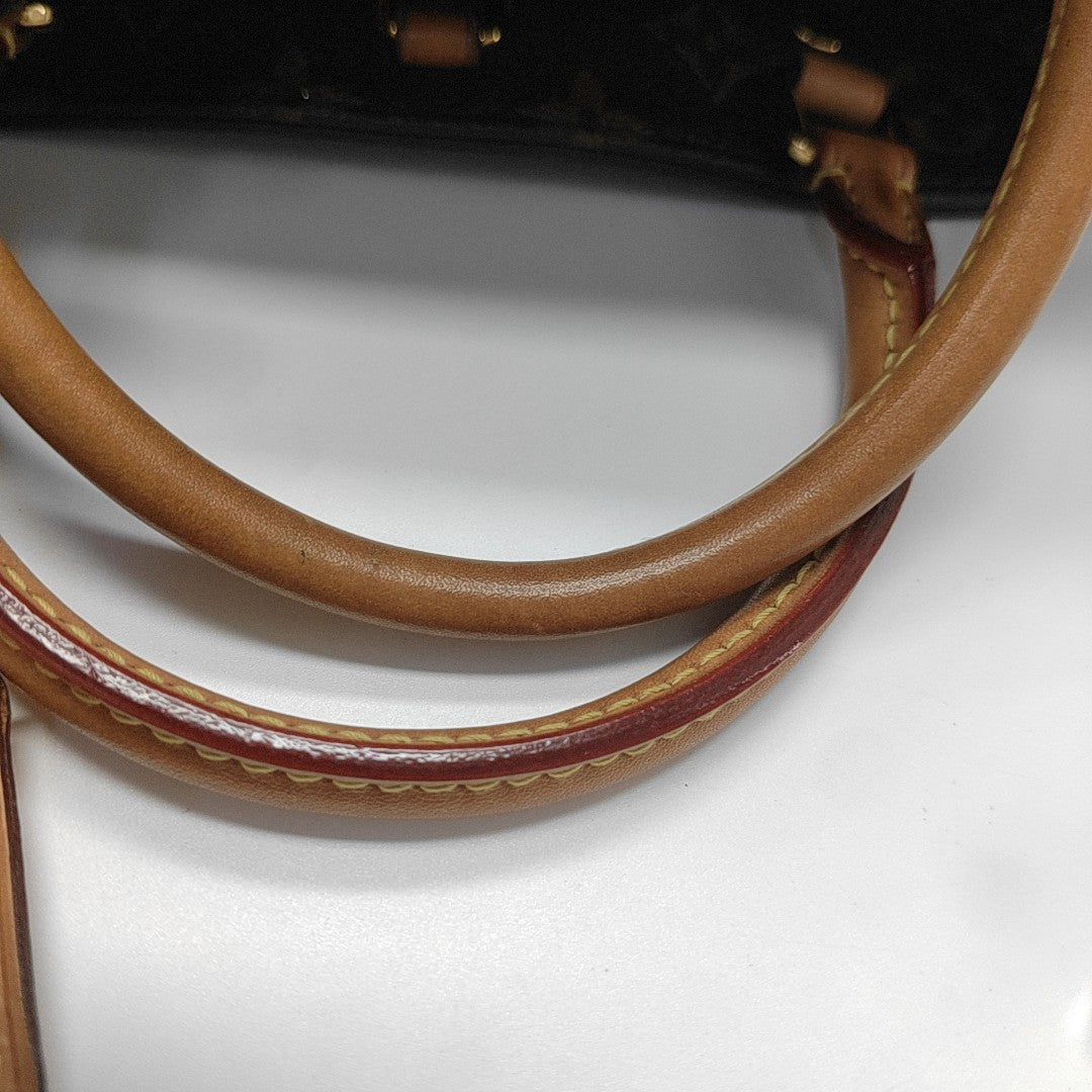 MONTAIGNE BB Monogram Coated Canvas Brown