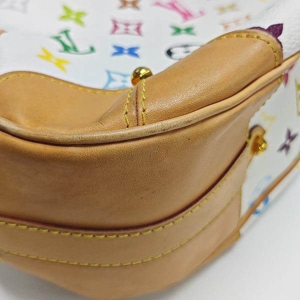 GRETA Monogram Coated Canvas White