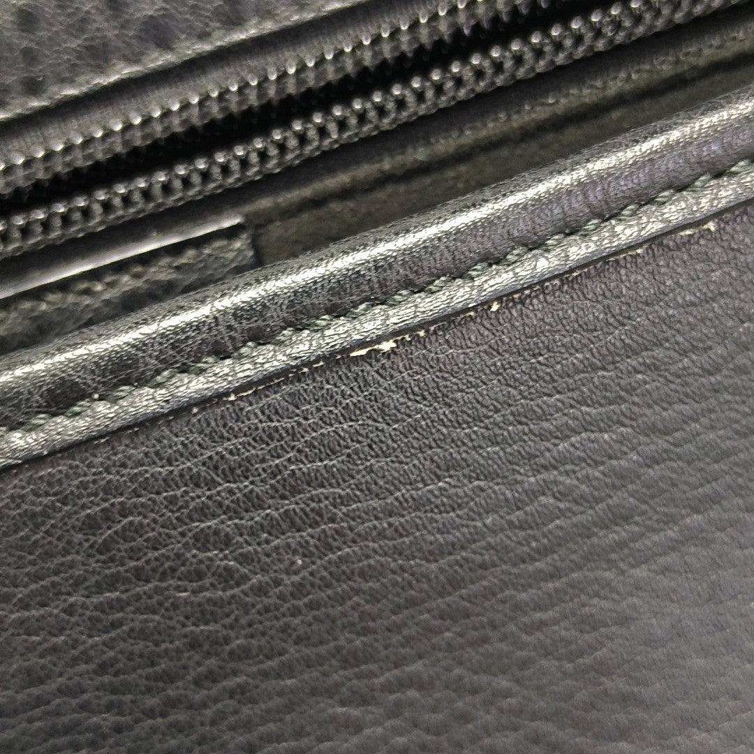 Calfskin Shoulder Bag Black