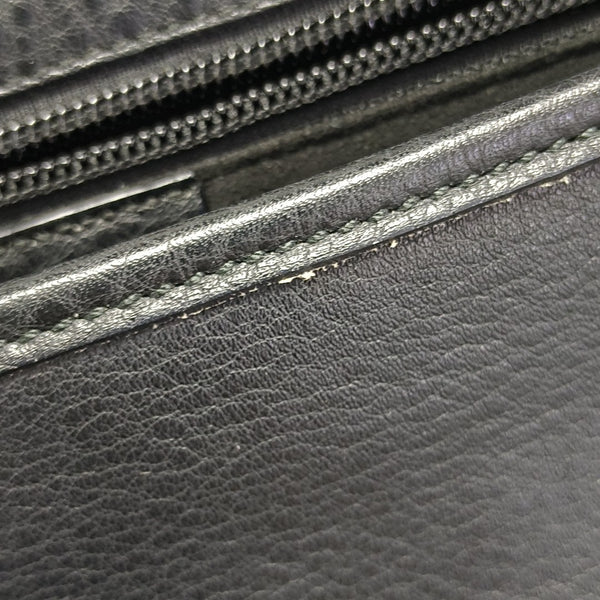 Calfskin Shoulder Bag Black