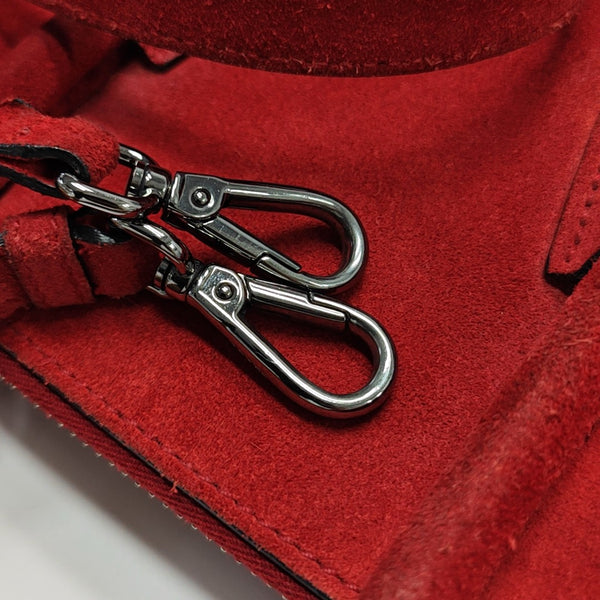 Glace Calf Suede Red