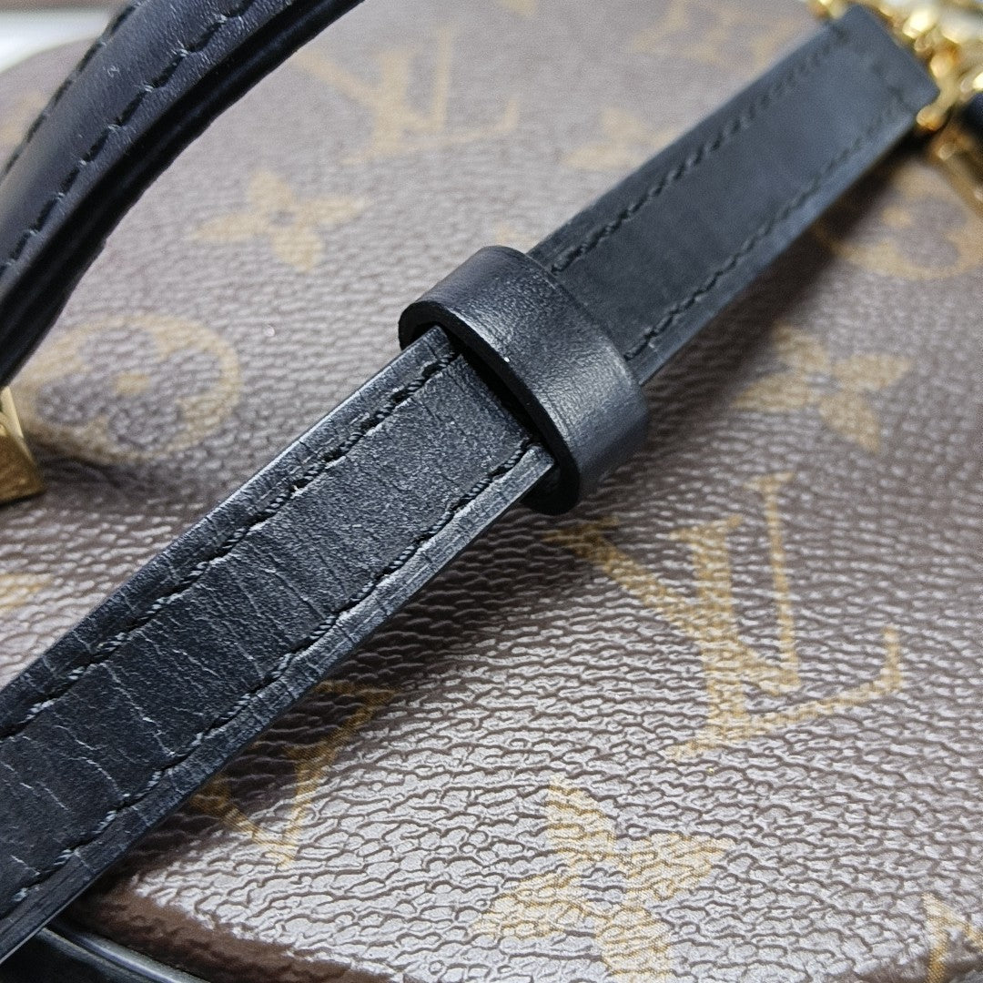 CANNES PM Monogram Coated Canvas Brown