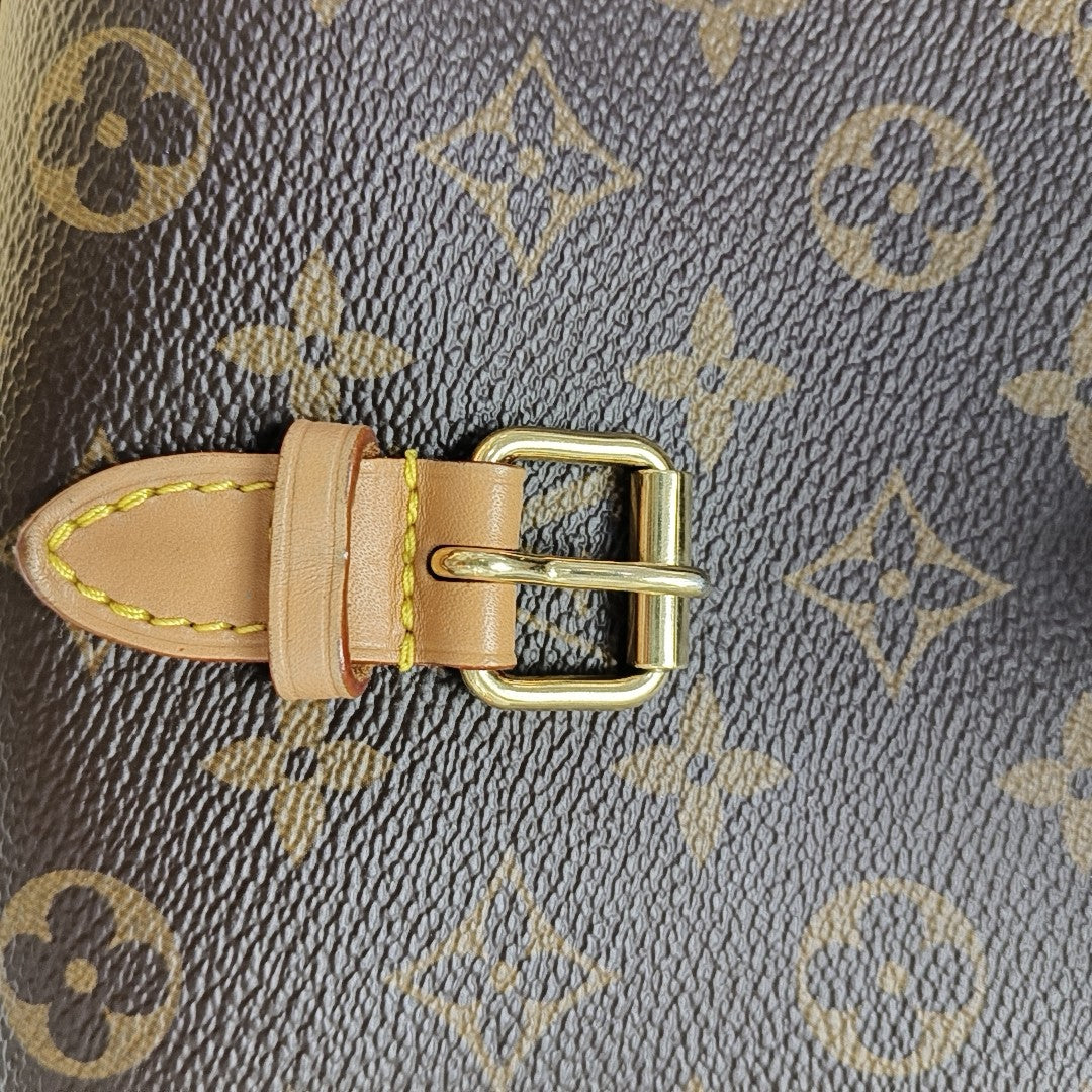 IVY Monogram Coated Canvas Brown