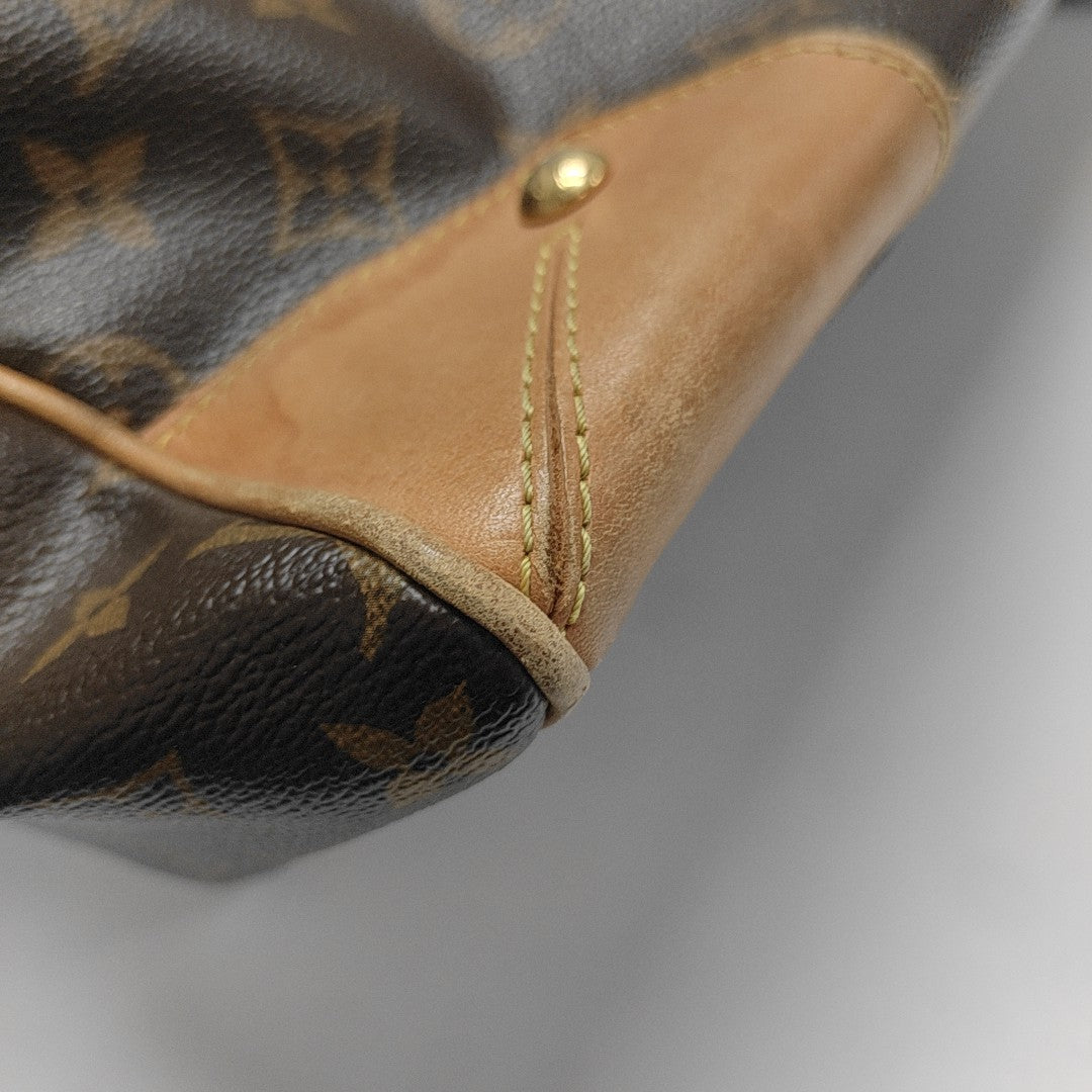 RETIRO NM Monogram Coated Canvas Brown