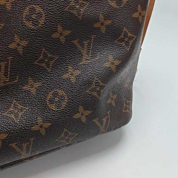 NEVERFULL MM Monogram Coated Canvas Brown
