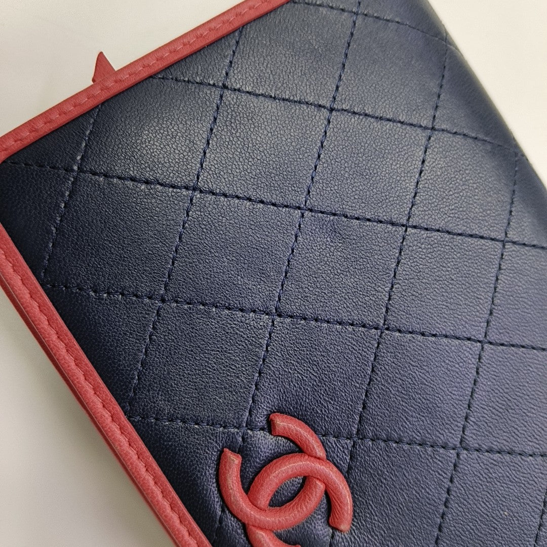 Quilted Lambskin Blue