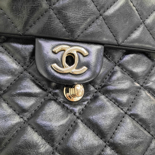 TRENDY CC Quilted Calfskin Black