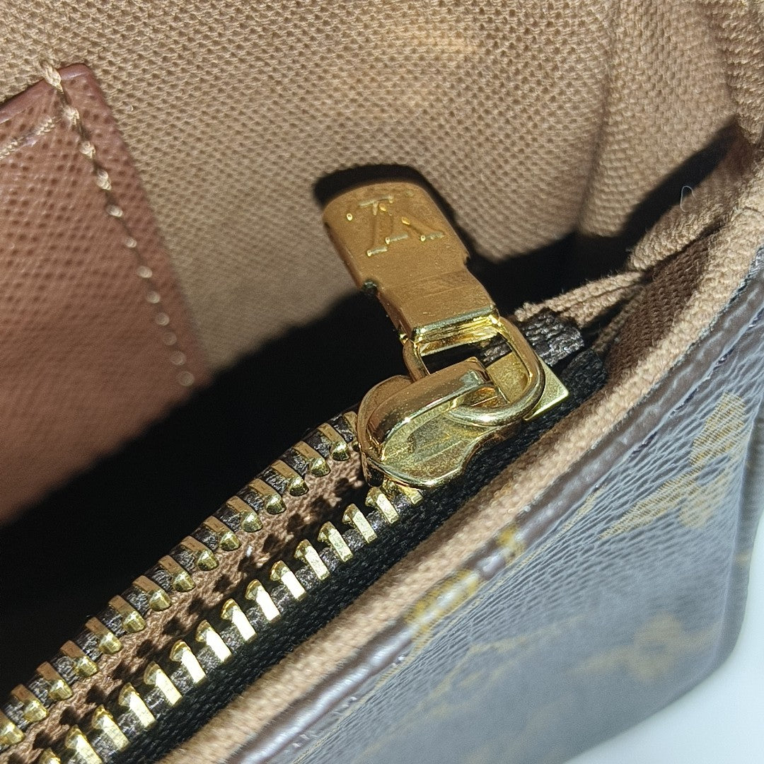 IVY Monogram Coated Canvas Brown