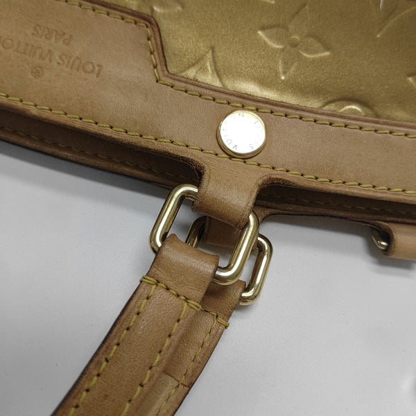 BREA MM Monogram Patent Leather Yellow
