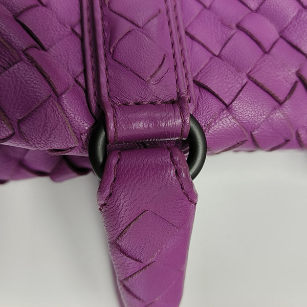 Calfskin Shoulder Bag Purple