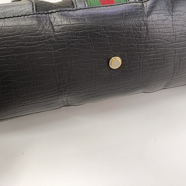 Monogram Canvas Top Handle Bag Black