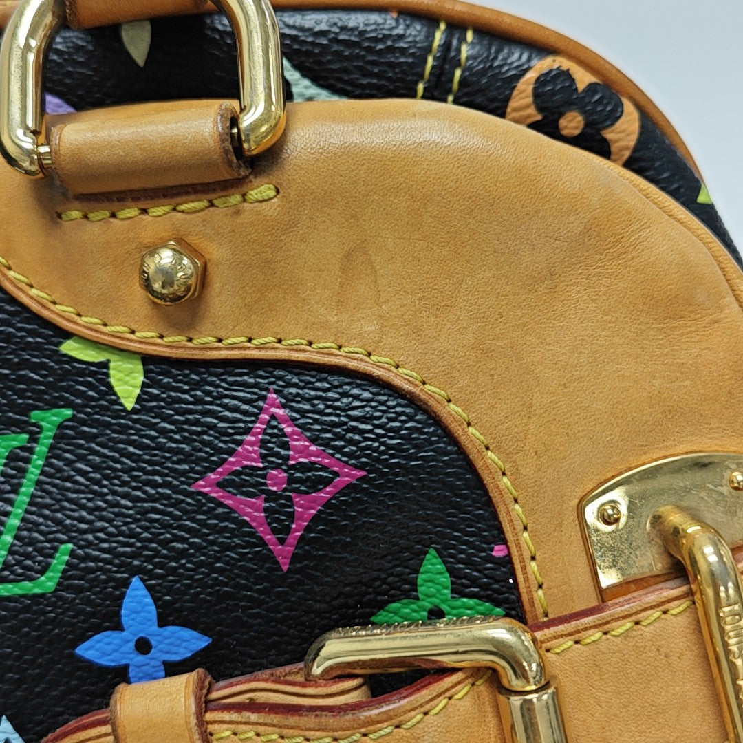 LV × TM CLAUDIA Monogram Coated Canvas Black