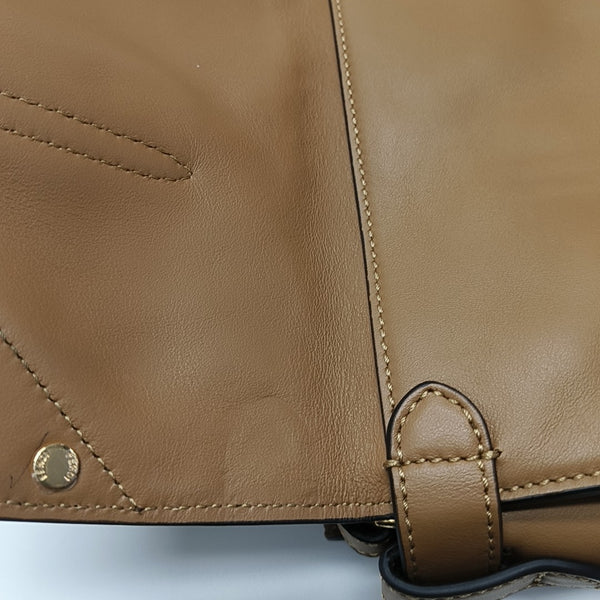 Flip Large Calfskin Brown