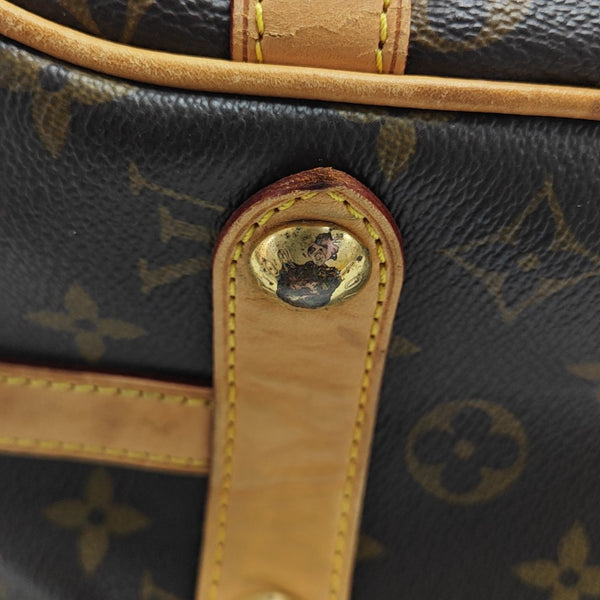 STRESA Monogram Coated Canvas Brown