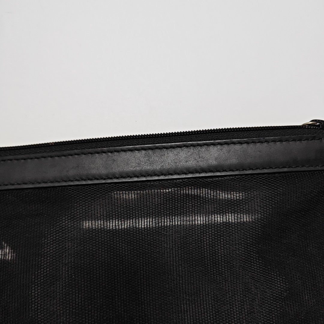 Special Material Top Handle Bag Black
