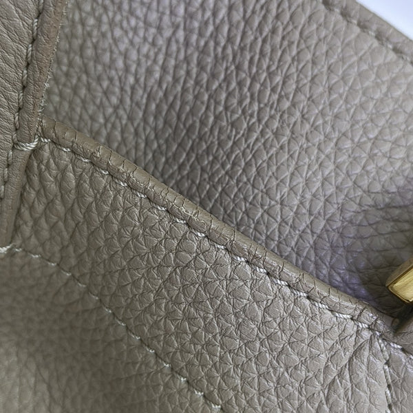 Calfskin Shoulder Bag Beige