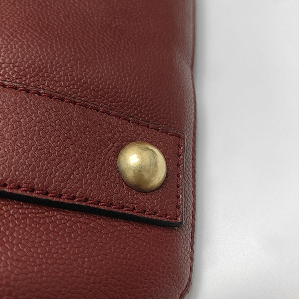 Calfskin Shoulder Bag Red