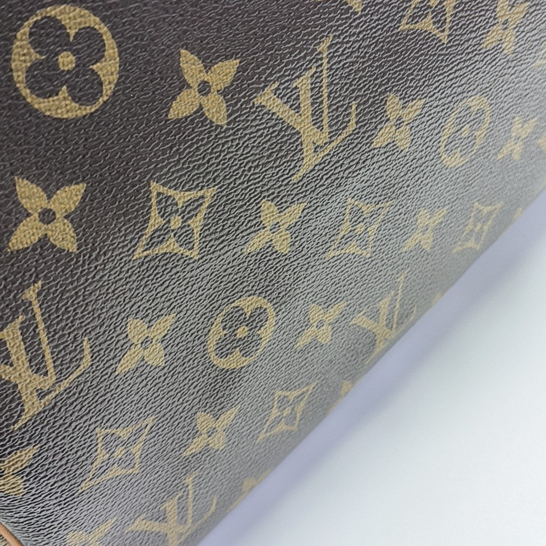 SPEEDY 30 Monogram Coated Canvas Brown