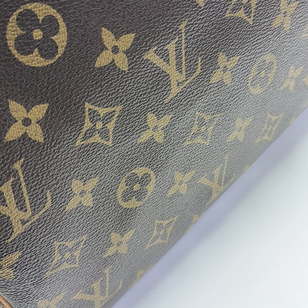 SPEEDY 30 Monogram Coated Canvas Brown