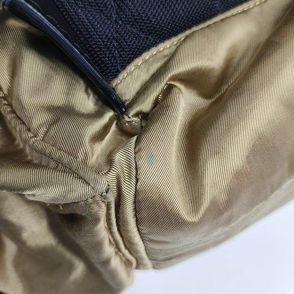 The Rucksack Medium Nylon Gold