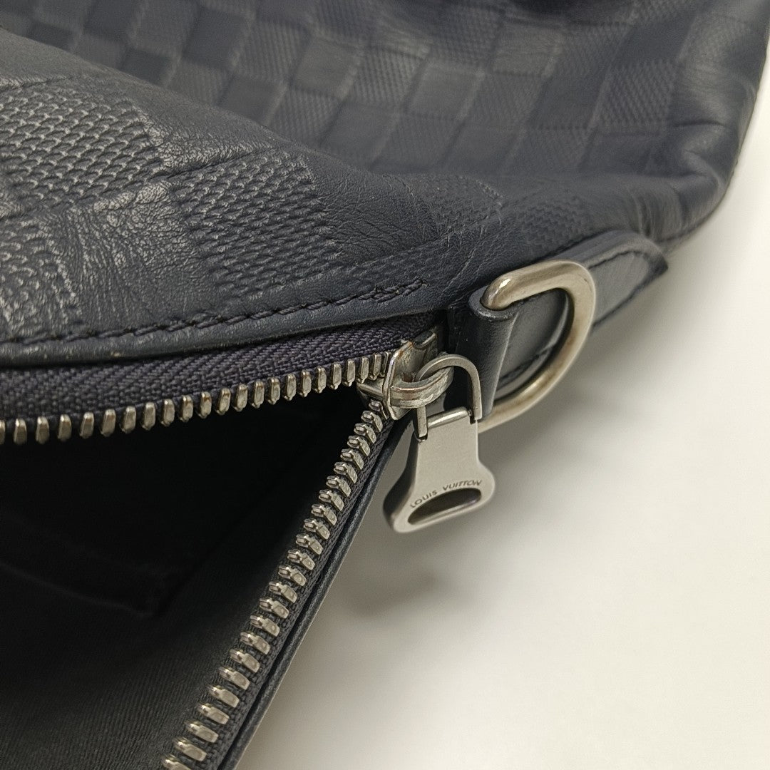 AVENUE Damier Calfskin Blue