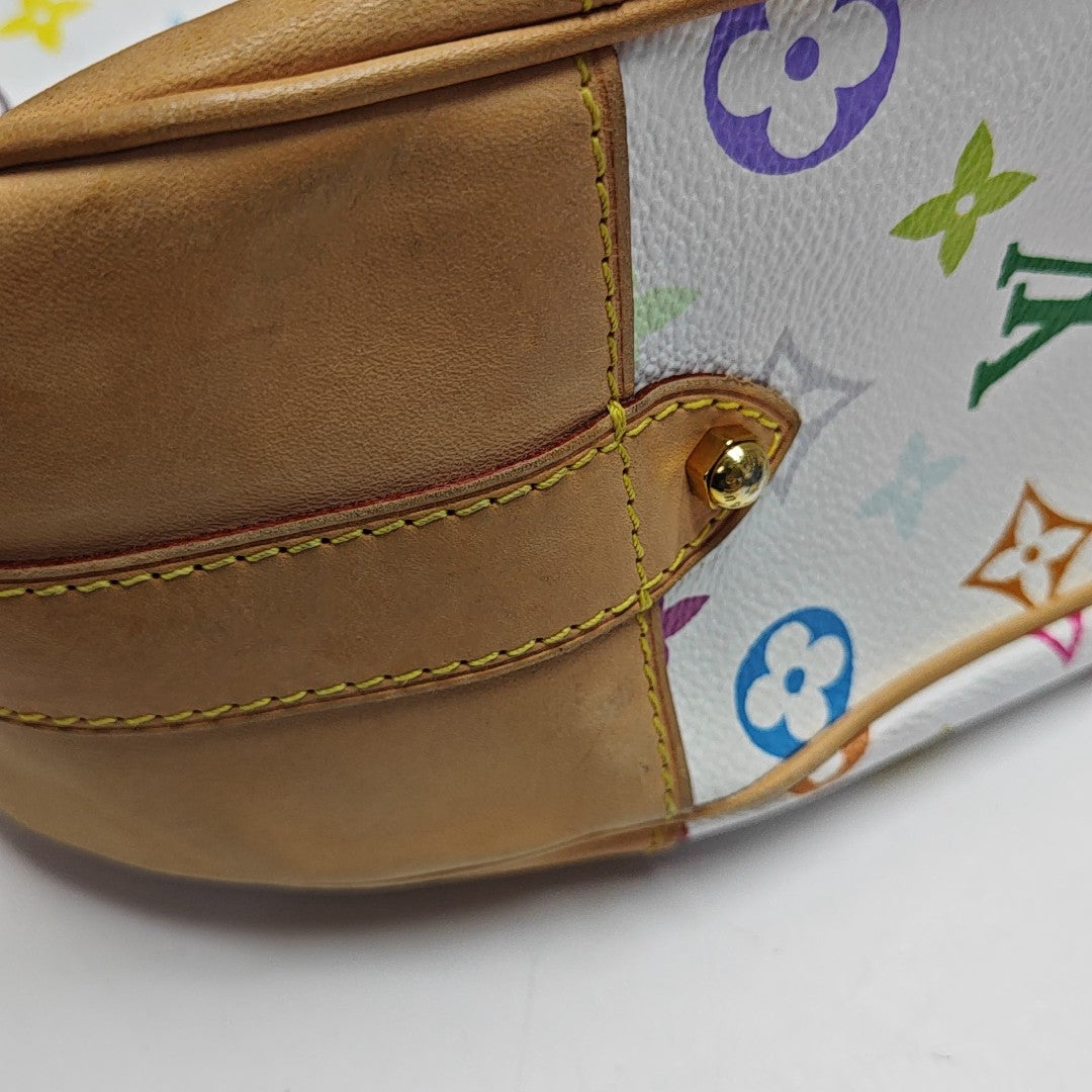 LV × TM GRETA Monogram Coated Canvas White